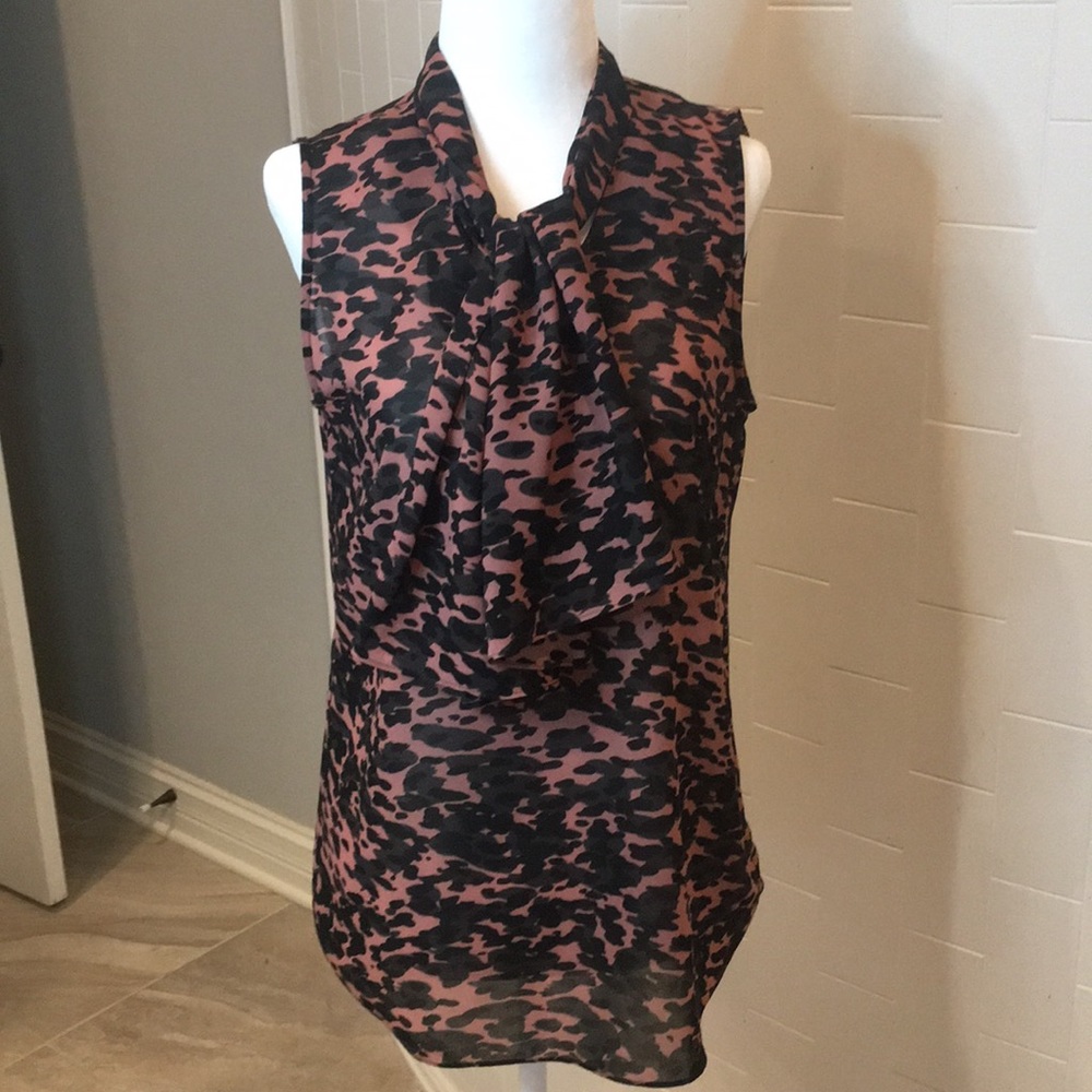 Cabi 9 to 5 Animal Print Blouse